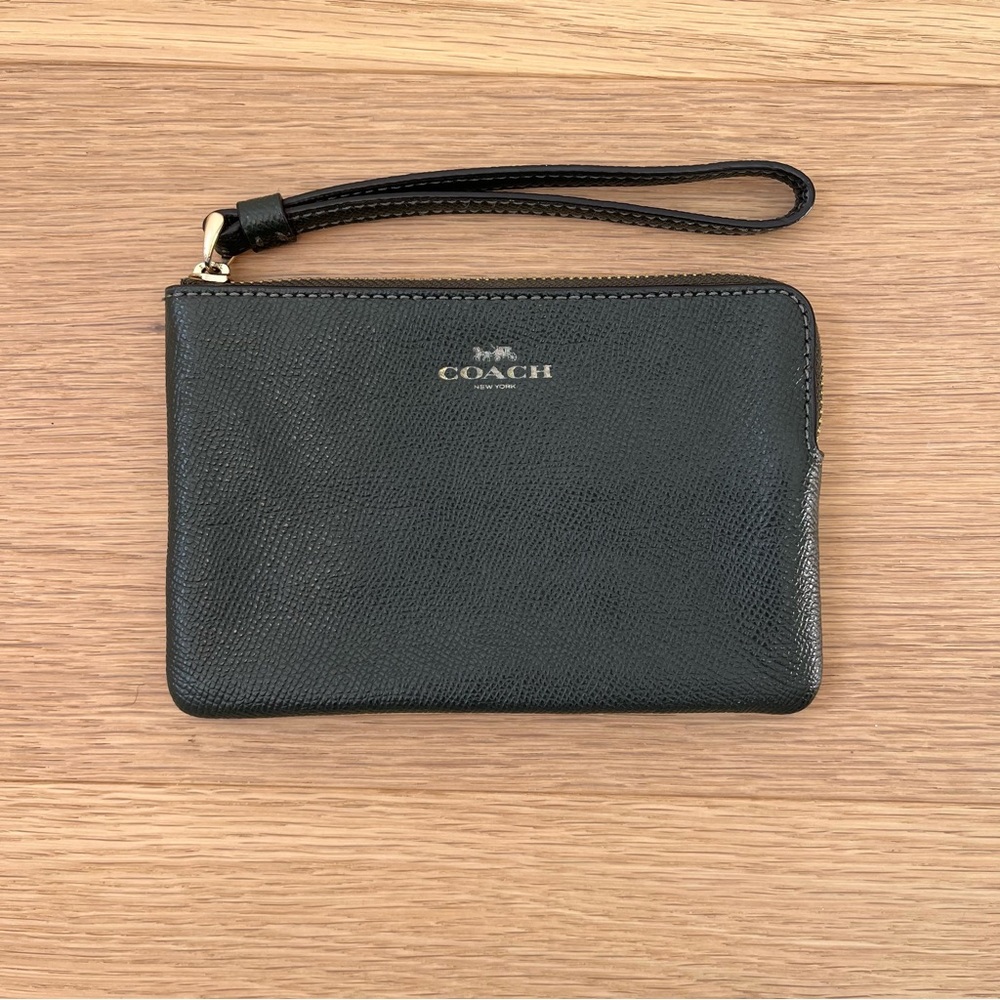 Coach Leather Wristlet